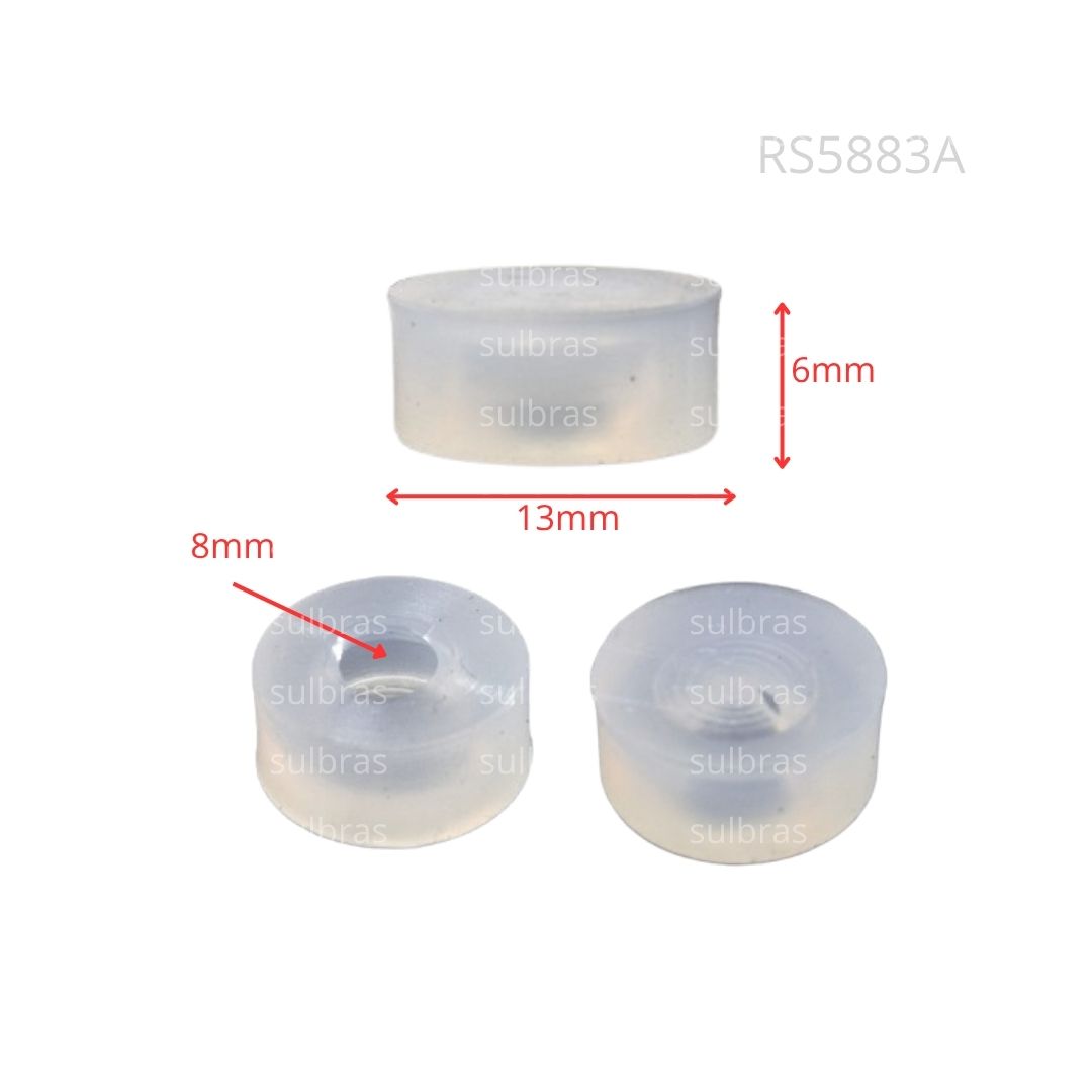 vulcanização de peça de silicone