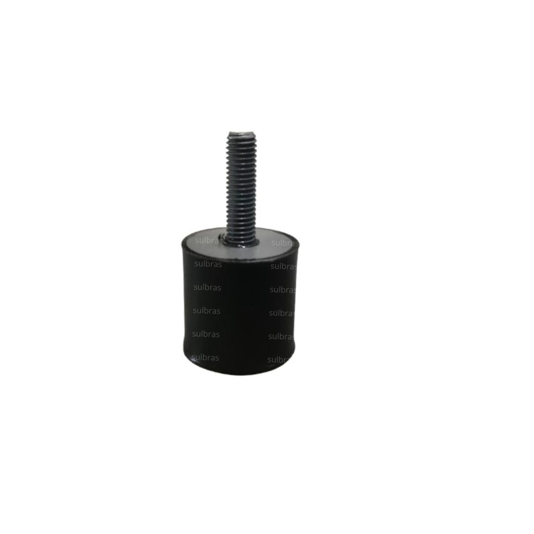 Coxim de borracha Macho Fêmea 30x30mm