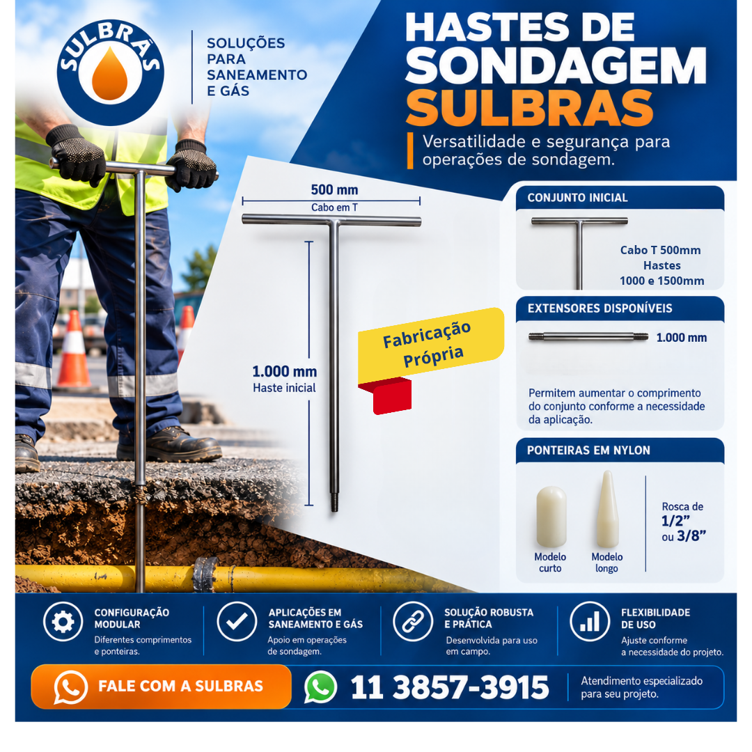 O que é Haste de Sondagem